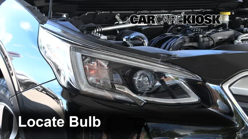 2020 Subaru Outback Limited 2.5L 4 Cyl. Éclairage Feux de croisement (remplacer l'ampoule)